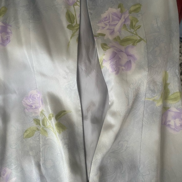 Escada 100% Silk Sleeveless Women’s Dress - Dusty Blue Size 36 (USA size 6) - Picture 14 of 15